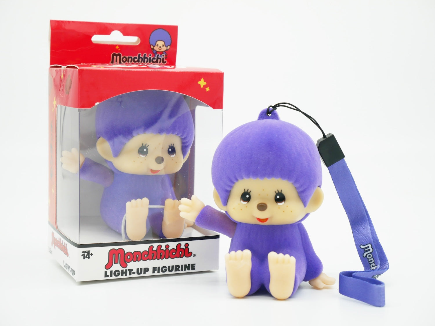 MONCCHICHI - LED Light-Up Lila Figure 3,5inch