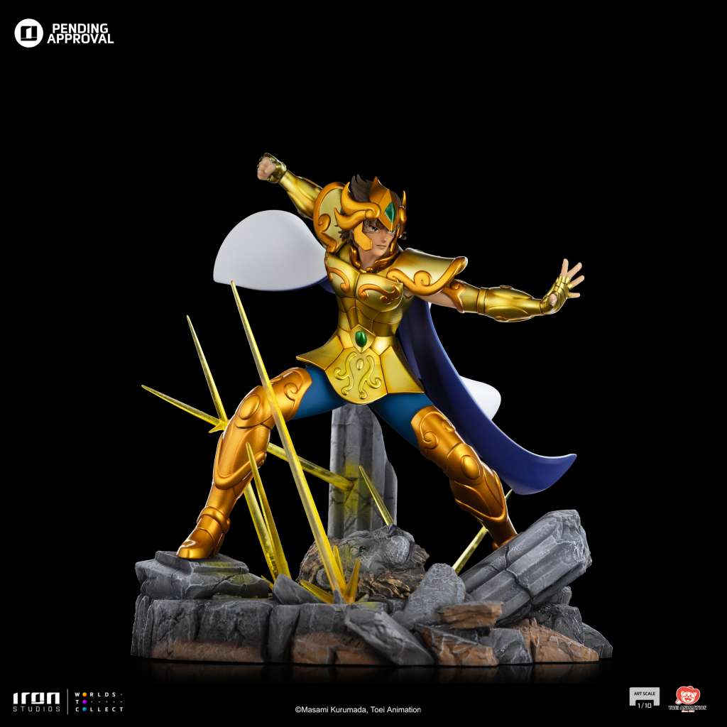 SAINT SEIYA - Leo Aiolia - Statue Art Scale 1/10 23cm
