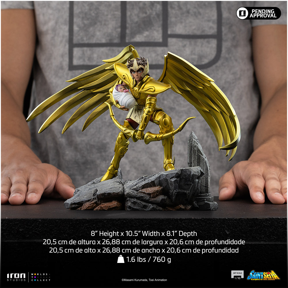 SAINT SEIYA - Sagittarius Aiolos - Statue Art Scale 1/10 20.5cm