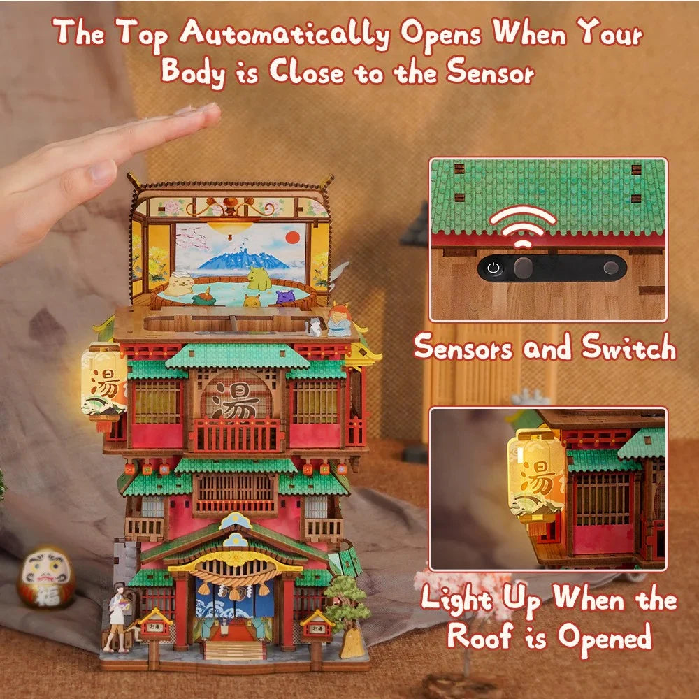 ONSEN SAGA - DIY Desktop Storage - 383pcs
