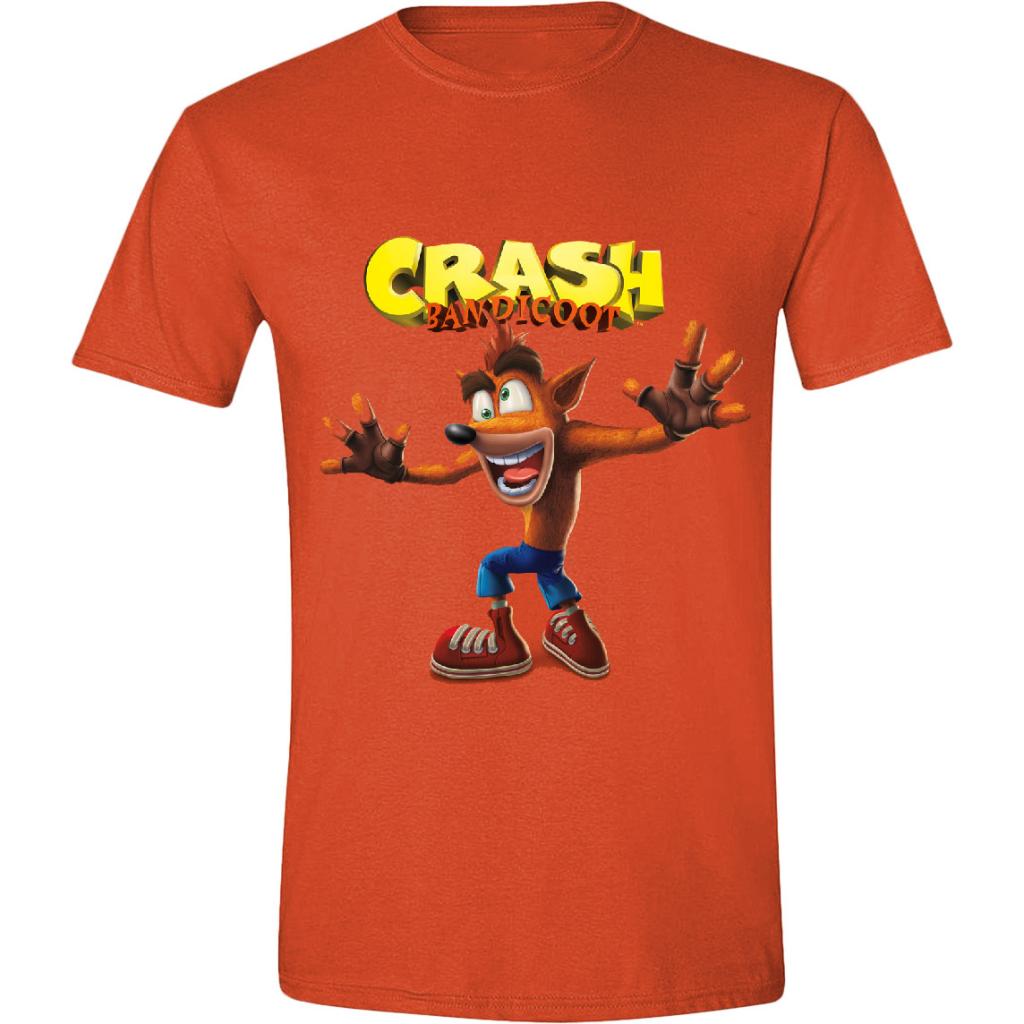 CRASH BANDICOOT - T-Shirt Crazy Crash Face (S)