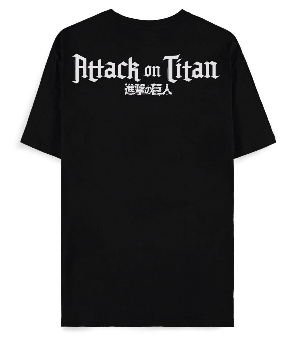 ATTACK ON TITAN - Saison 4 Black - Men's T-Shirt (XL)