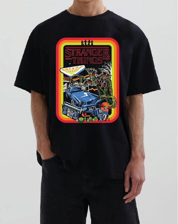 STRANGER THINGS - Arcade - Men's T-Shirt (2XL)
