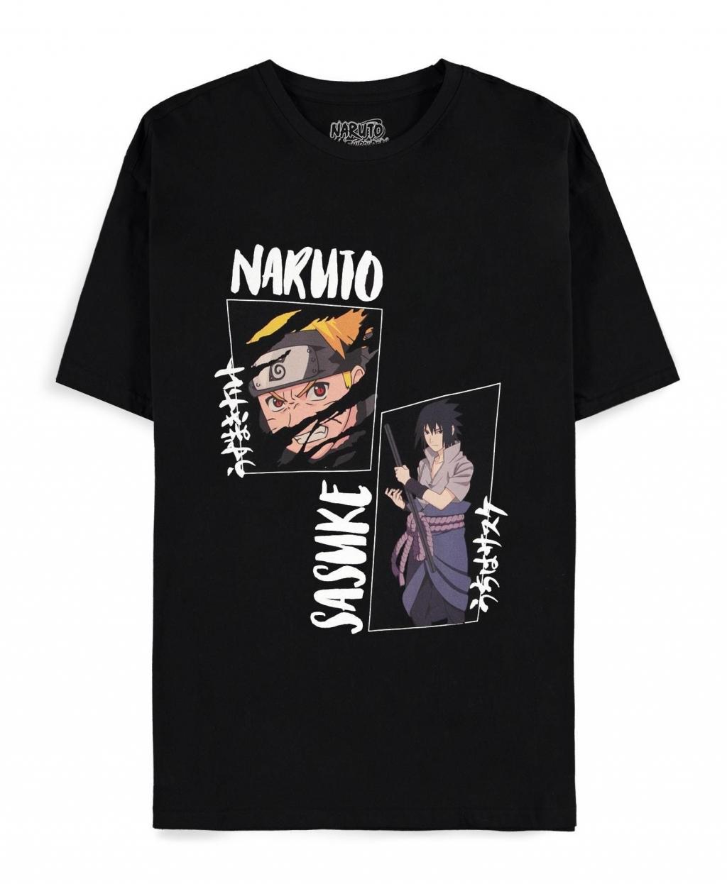 NARUTO SHIPPUDEN - Naruto & Sasuke - Men's T-Shirt (2XL)
