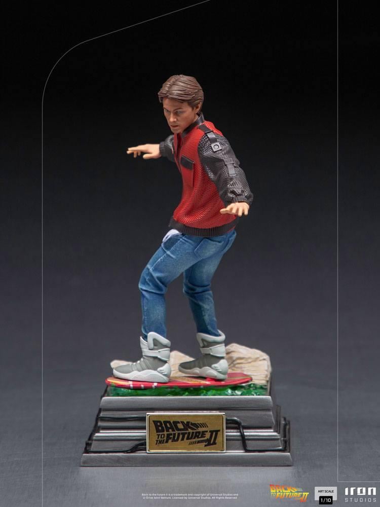 BACK TO THE FUTURE - Marty on Hoverboard - Statuette ArtScale 22cm