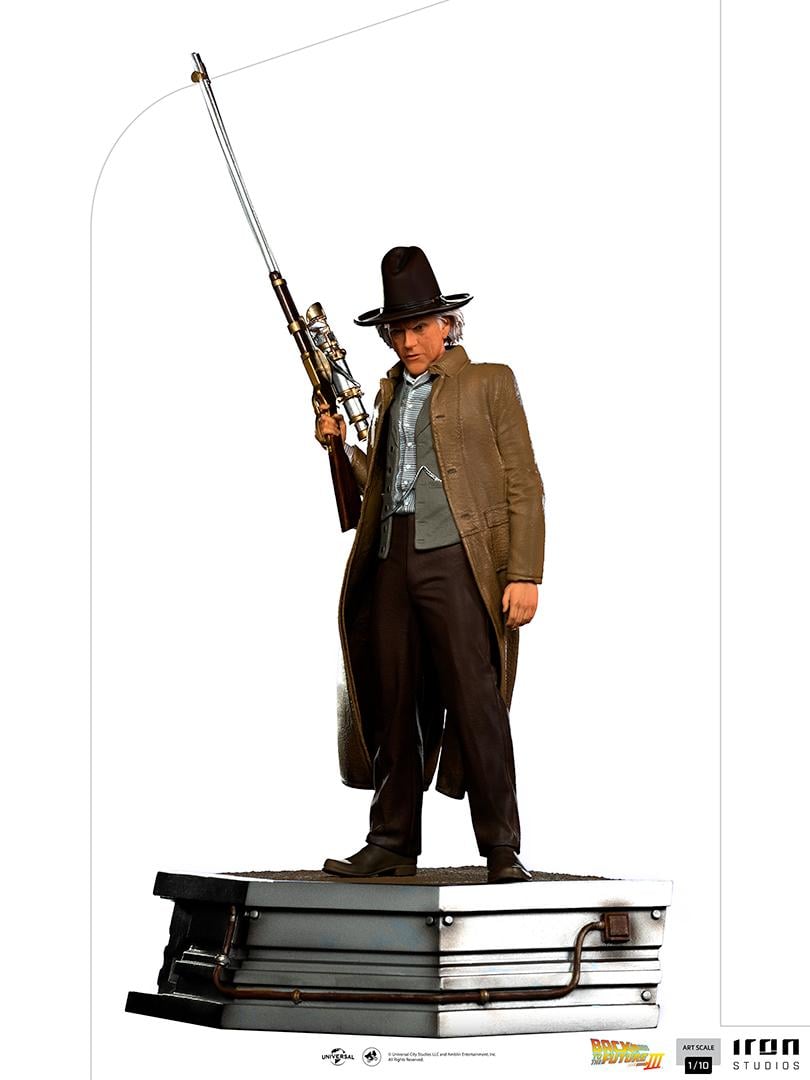BACK TO THE FUTURE 3 - Doc Brown - Statuette 1/10 Art Scale - 32cm