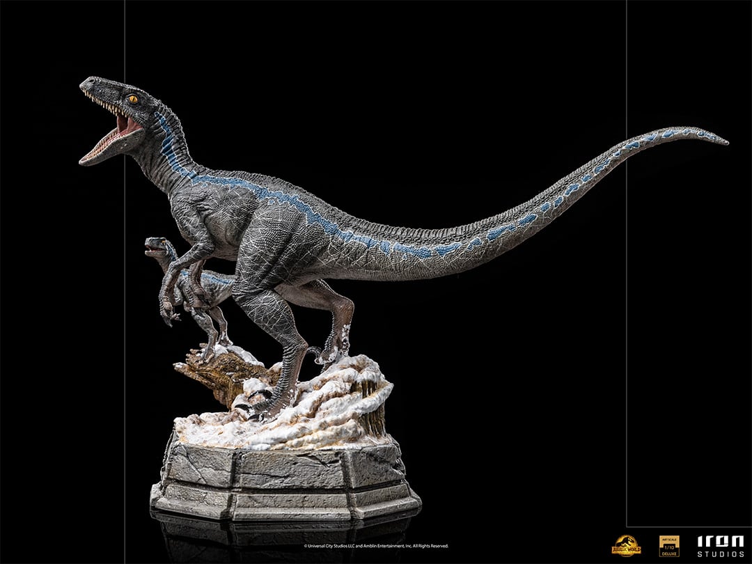JURASSIC WORLD - Blue et Beta - Statuette Art Scale Deluxe 1/10