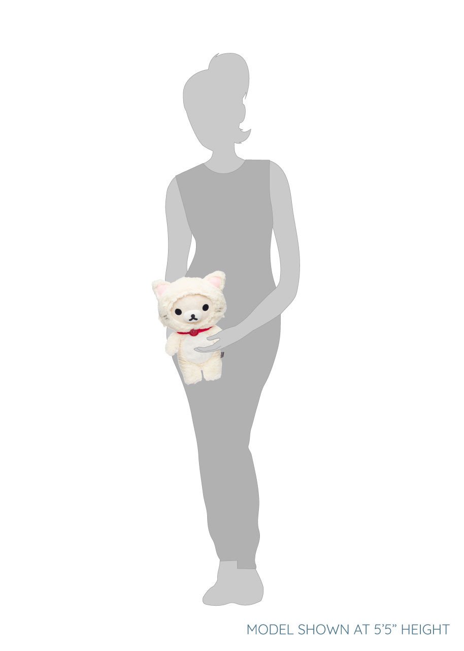 KORILAKKUMA WHITE CAT - Medium Plush 33cm