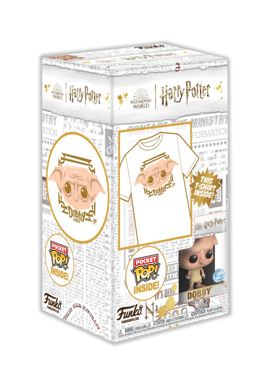 HARRY POTTER - Pocket POP - Dobby + Tee (XL)