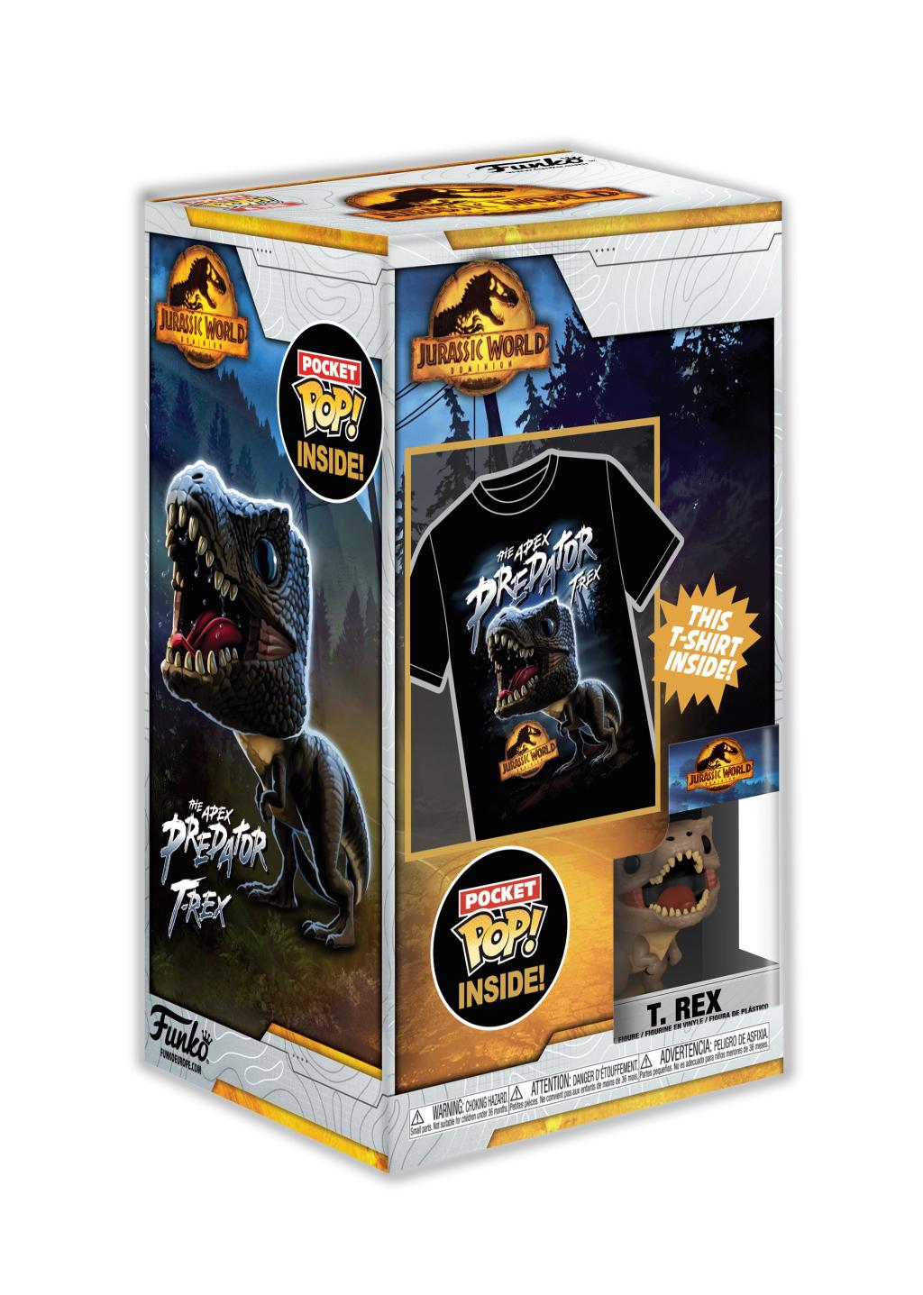 JURASSIC WORLD - Pocket POP - Trex + Tee (11-12 Years)