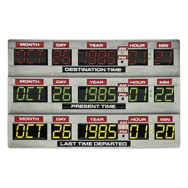 BACK TO THE FUTURE - Time Circuits - Limited Edition Ingot