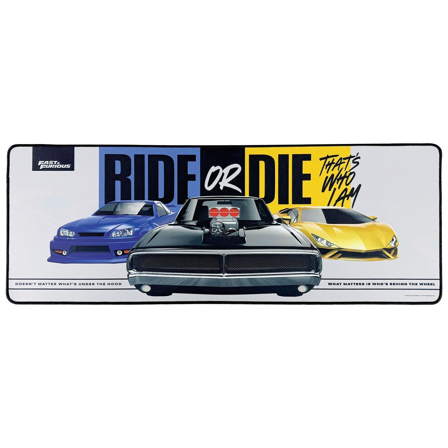 FAST & FURIOUS - Ride or Die - XL Desktop Mat + 1 Coaster