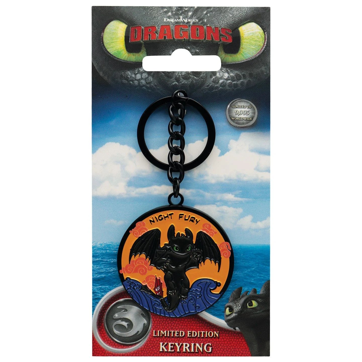HOW TO TRAIN YOUR DRAGON - Night Fury - Limited Edition Keyring
