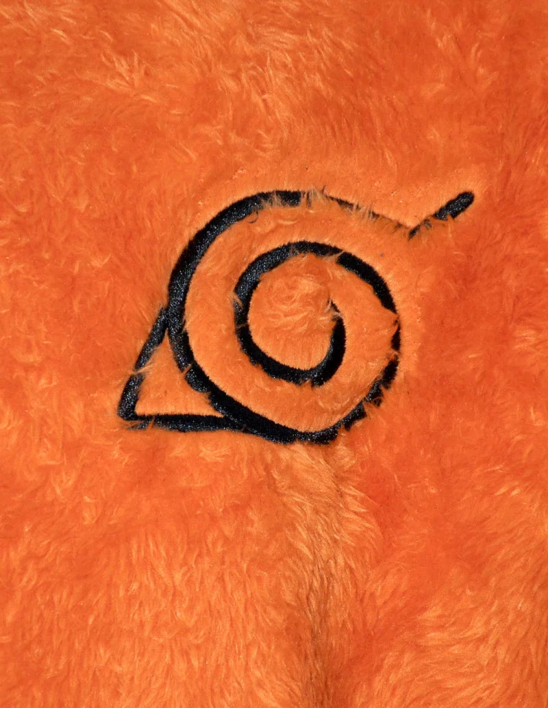 NARUTO - Konoha - Men's Fluffy Zipper Hoodie (S/M)