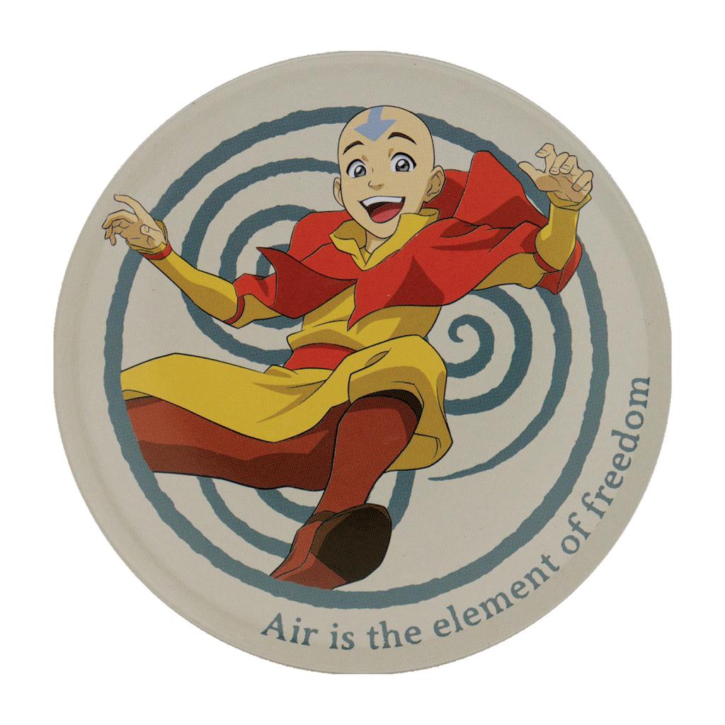 AVATAR The Last Airbender - 4 Embossed Metal Coasters