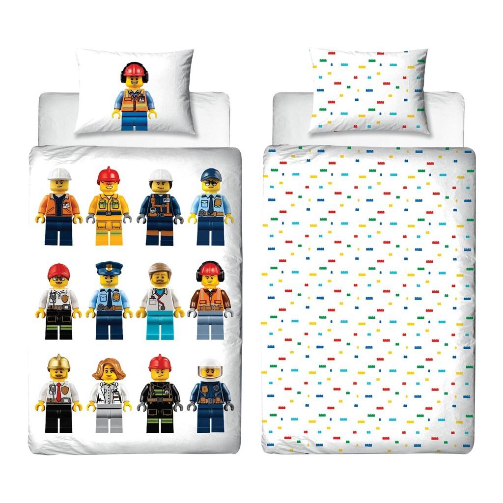 LEGO - Duvet Cover 140x200cm + Cushion 60x70cm - '100% Coton'