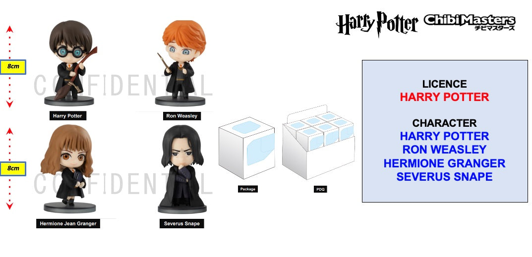 HARRY POTTER - ChibiMasters Figure 8cm - Box 12 pcs