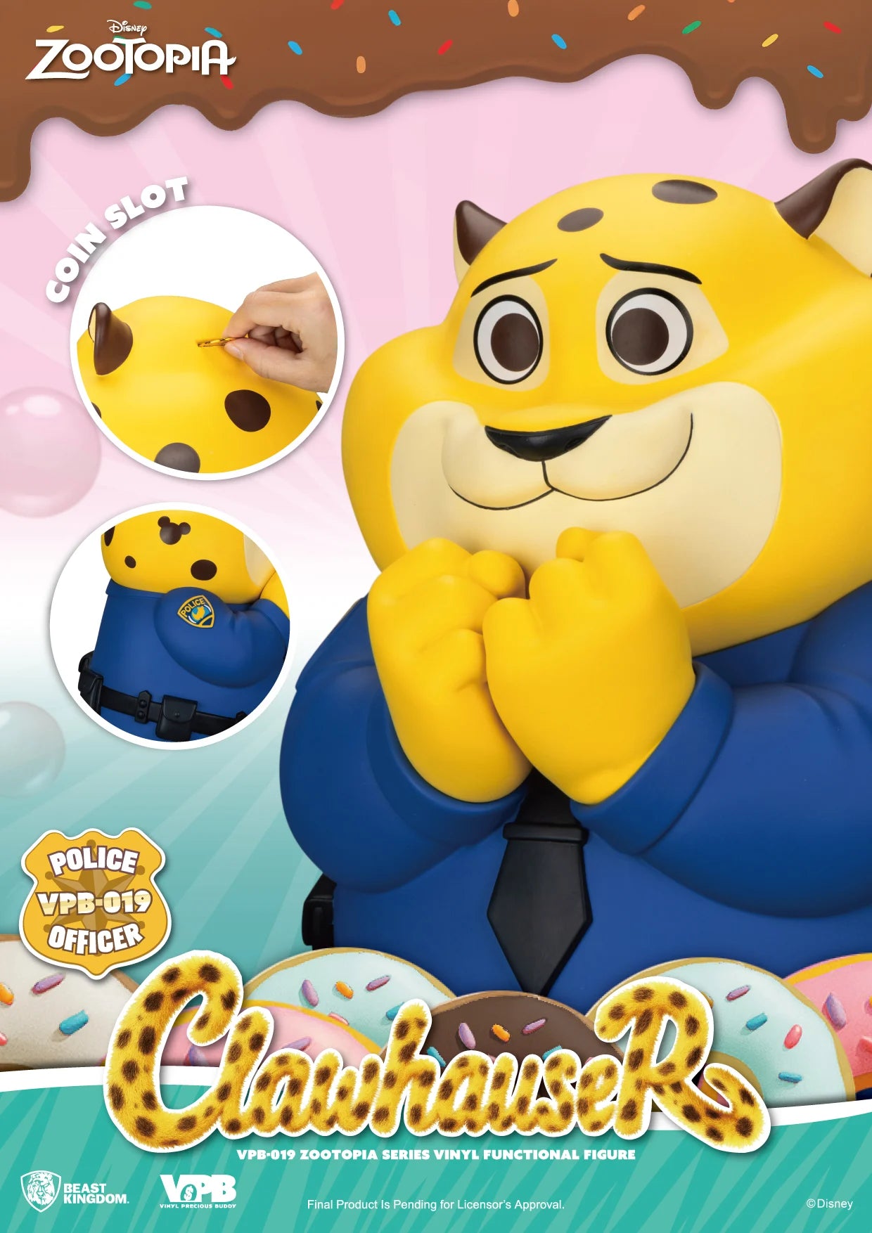 ZOOTOPIA - Clawhauser - Piggy Bank 40cm