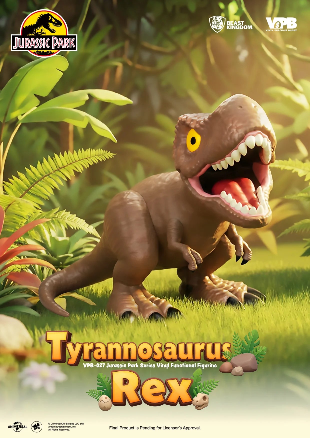 JURASSIC PARK - Tyrannosaurus Rex - Piggy Bank 34cm
