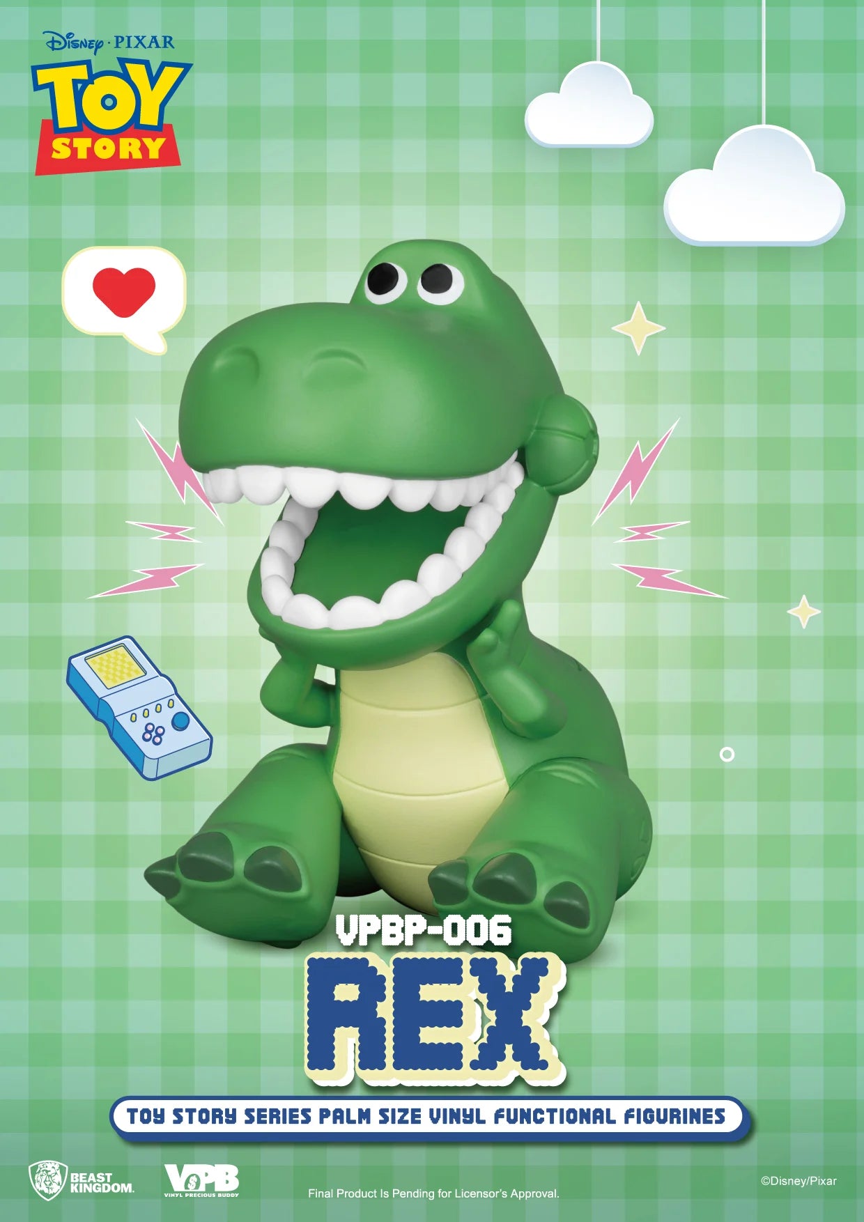 TOY STORY - Rex - Bank Vinyl Figure 12.1cm