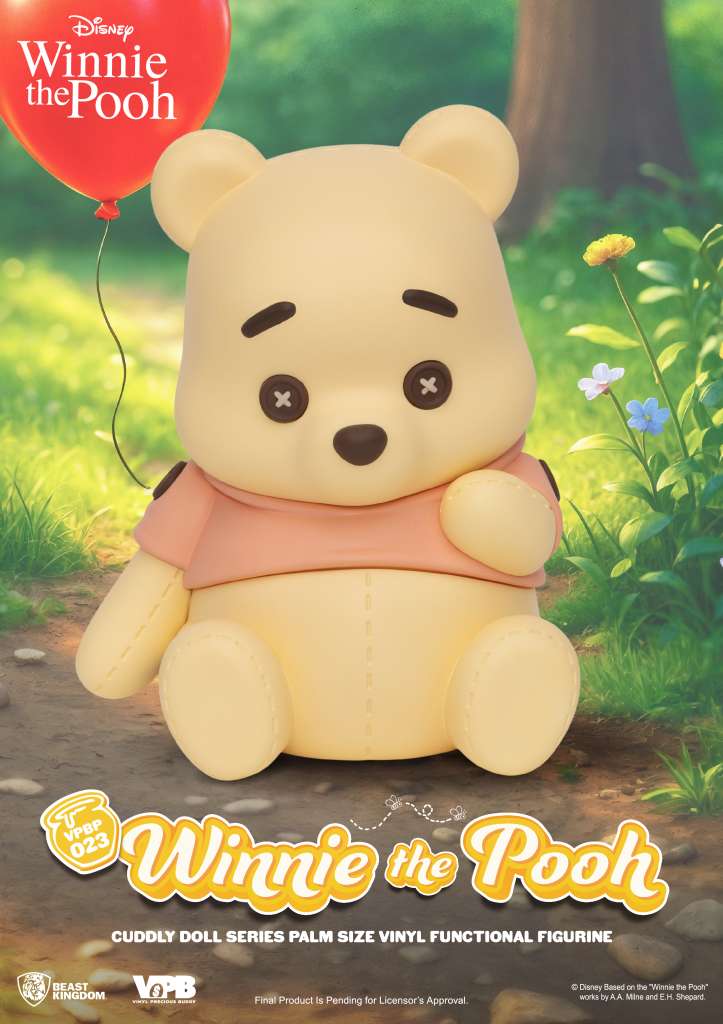 DISNEY - Winnie The Pooh - Bank Cuddly Doll 12cm