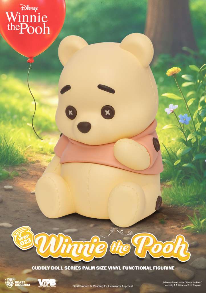 DISNEY - Winnie The Pooh - Bank Cuddly Doll 12cm