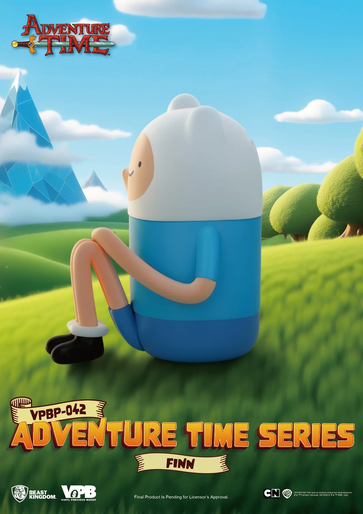 ADVENTURE TIME - Finn - Bank Vinyl Figure 11.6cm