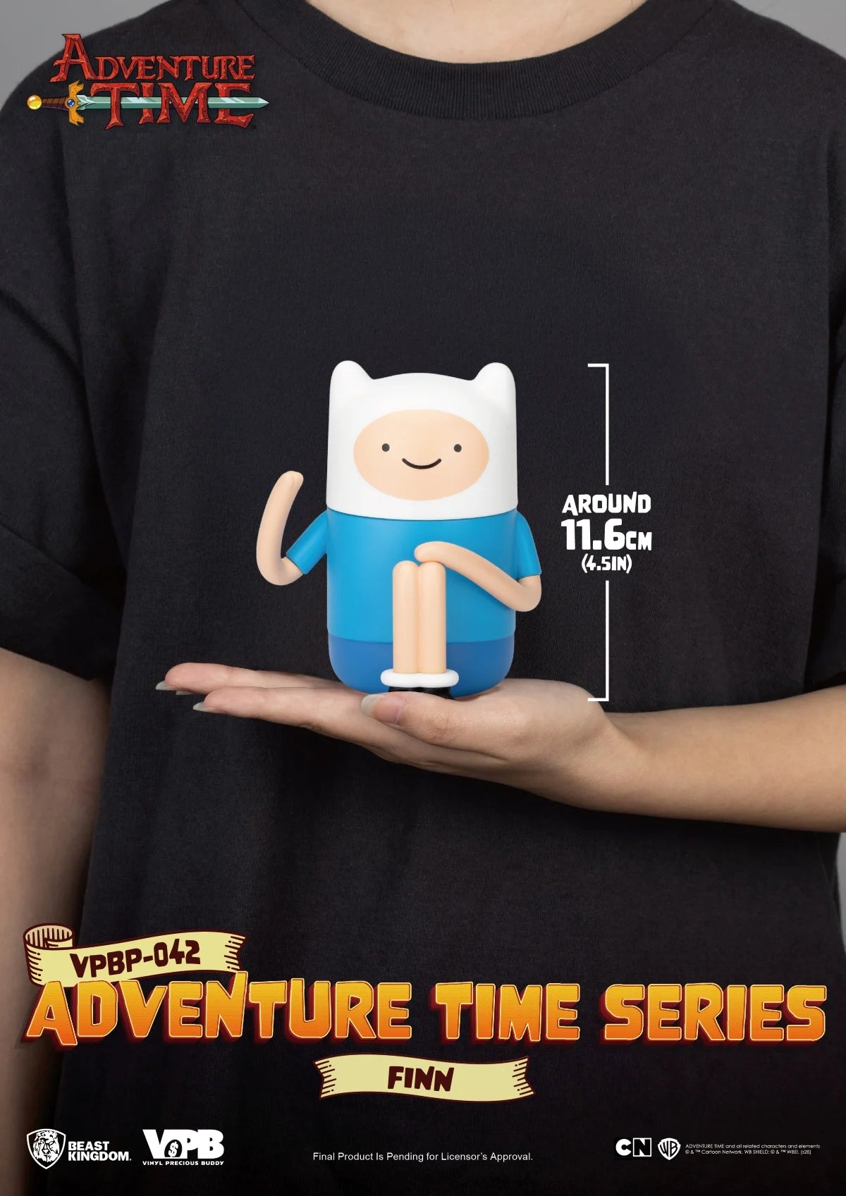ADVENTURE TIME - Finn - Bank Vinyl Figure 11.6cm