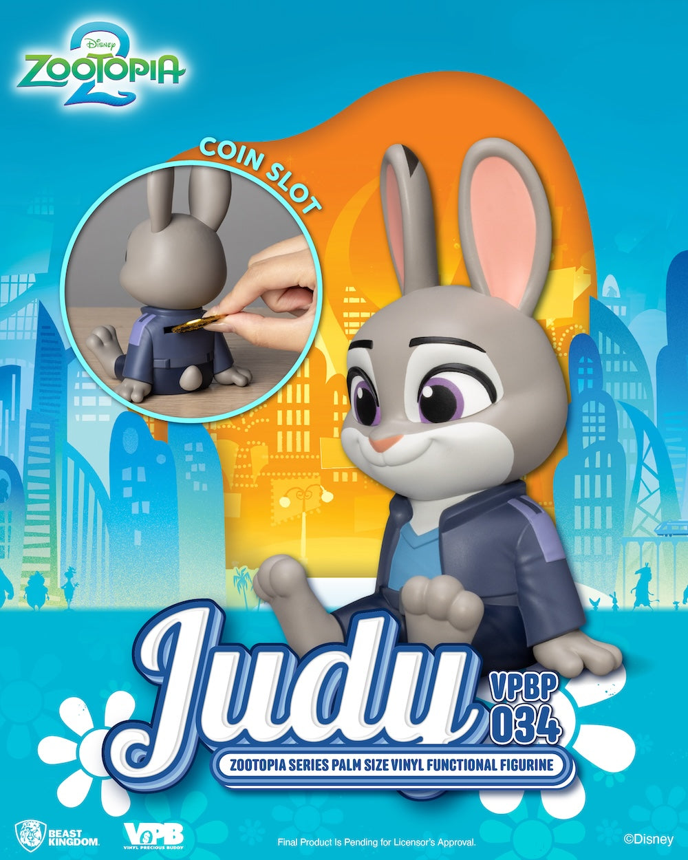 ZOOTOPIA 2 - Judy - Bank Vinyl Figure 15cm