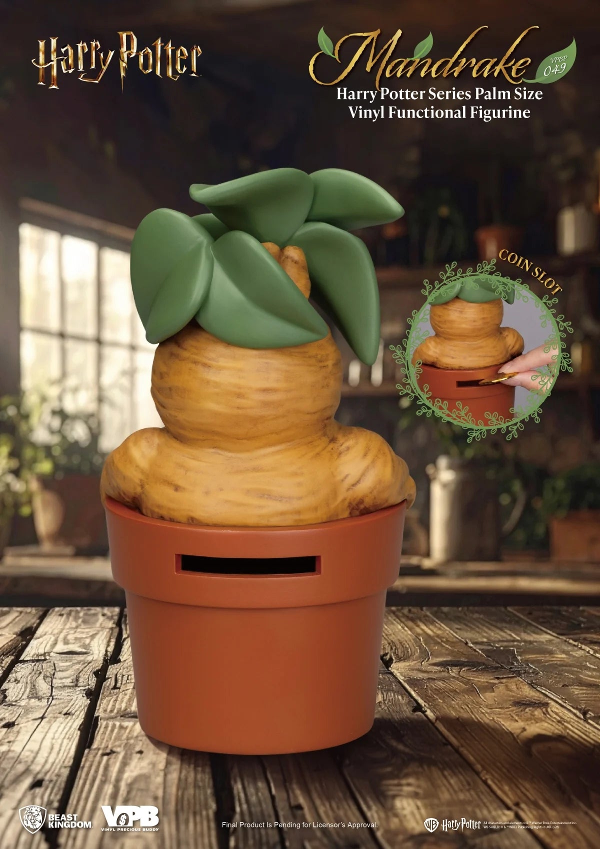 HARRY POTTER - Mandrake - Bank Vinyl Figure 13.6cm