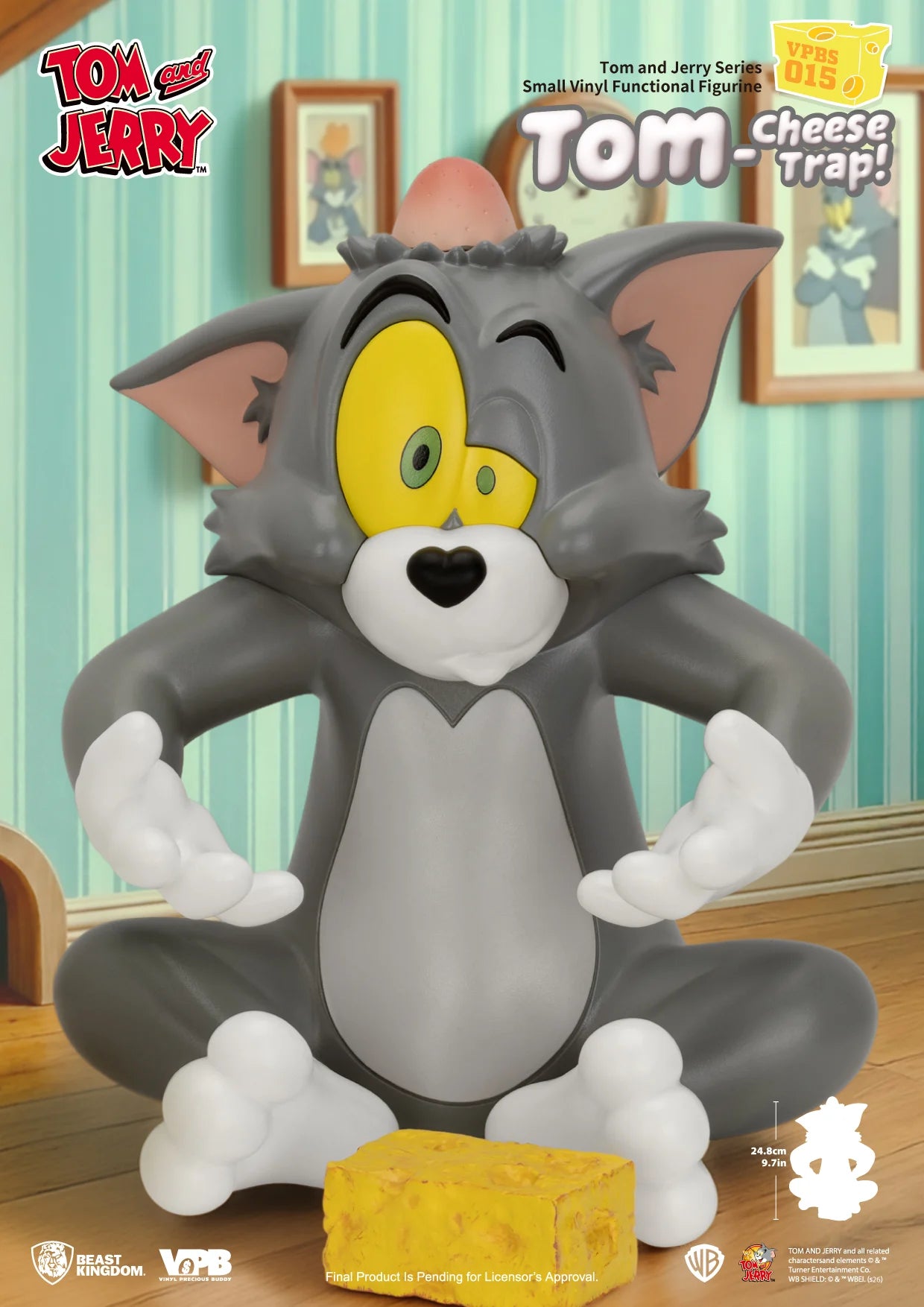 TOM & JERRY - Tom Cheese Trap - Bank 24.8cm