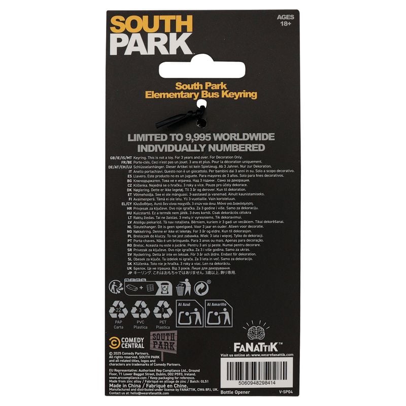 SOUTH PARK - School Bus - Limited Edition Keyring
