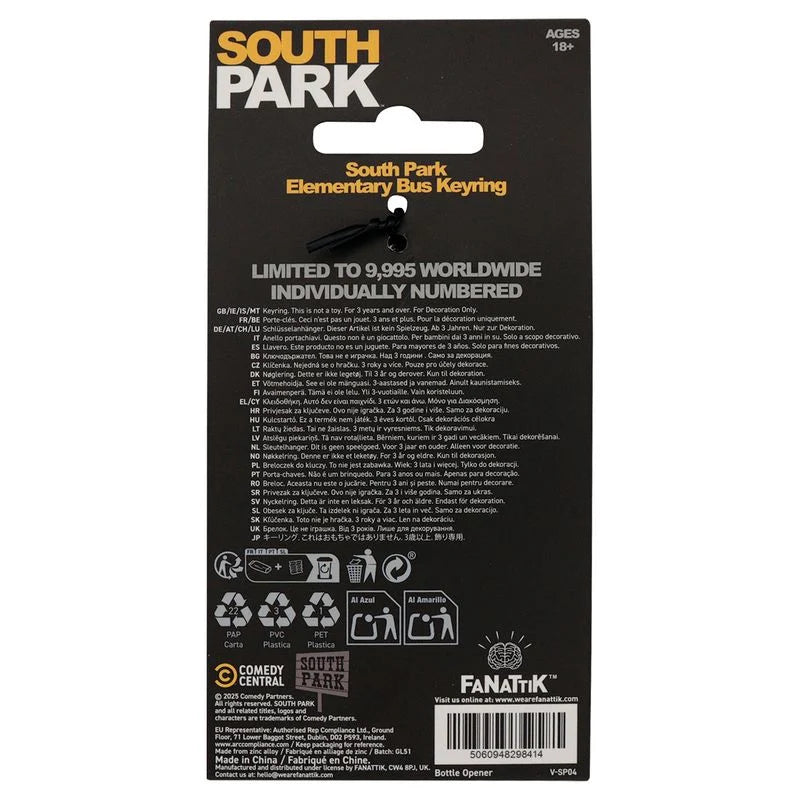SOUTH PARK - School Bus - Limited Edition Keyring