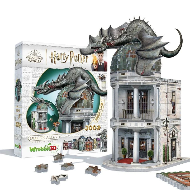 HARRY POTTER - Puzzle 3D - Gringotts Bank  - 300 Pces