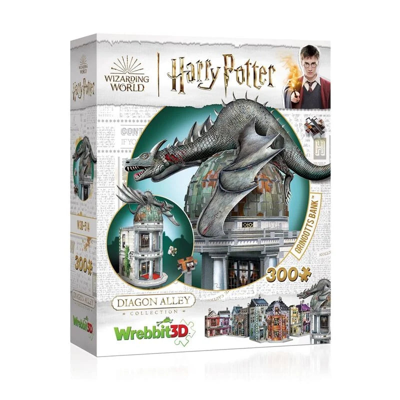 HARRY POTTER - Puzzle 3D - Gringotts Bank  - 300 Pces
