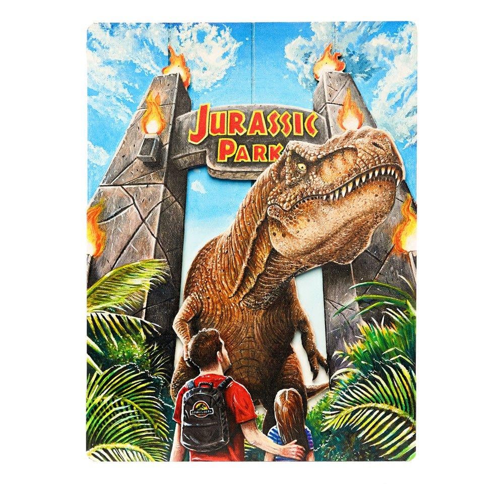 JURASSIC PARK - Gates - 3D WoodArts Poster '30x40cm'