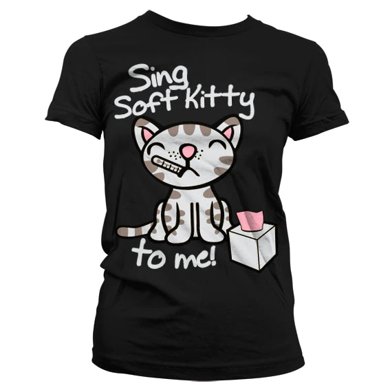 THE BIG BANG - T-Shirt GIRL Sing Soft Kitty For Me (S)