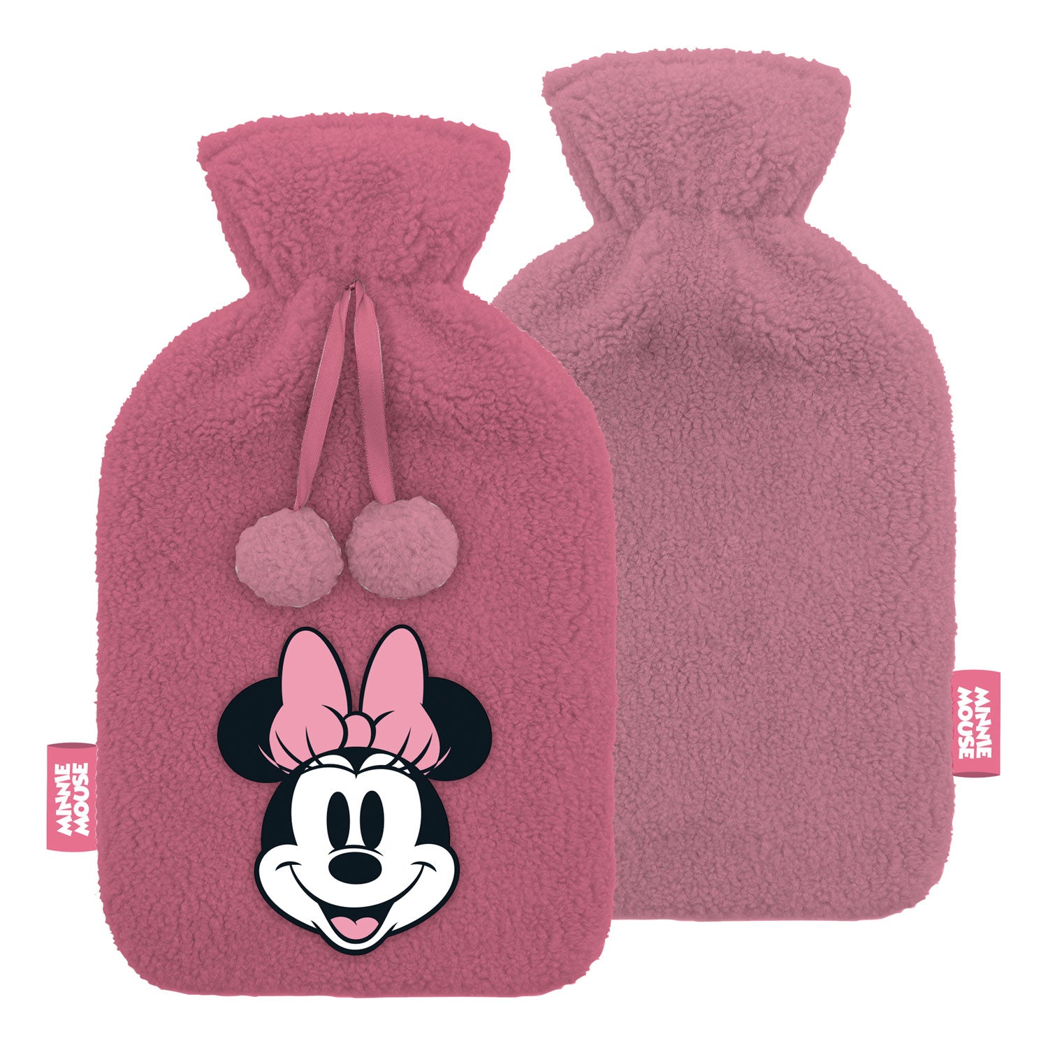 MINNIE - Plush & Embrosed Hot-Water Botlle
