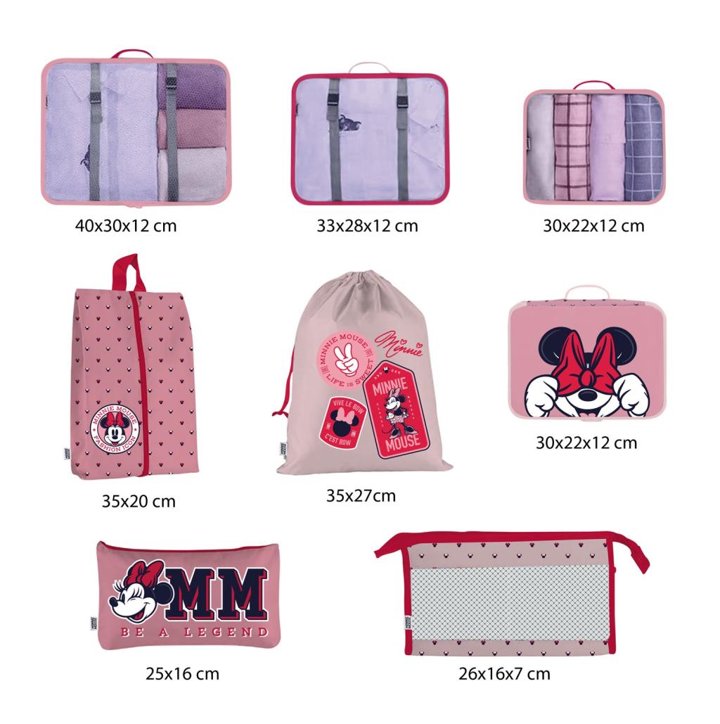 MINNIE - Suitcase Organizers - 8 pc.