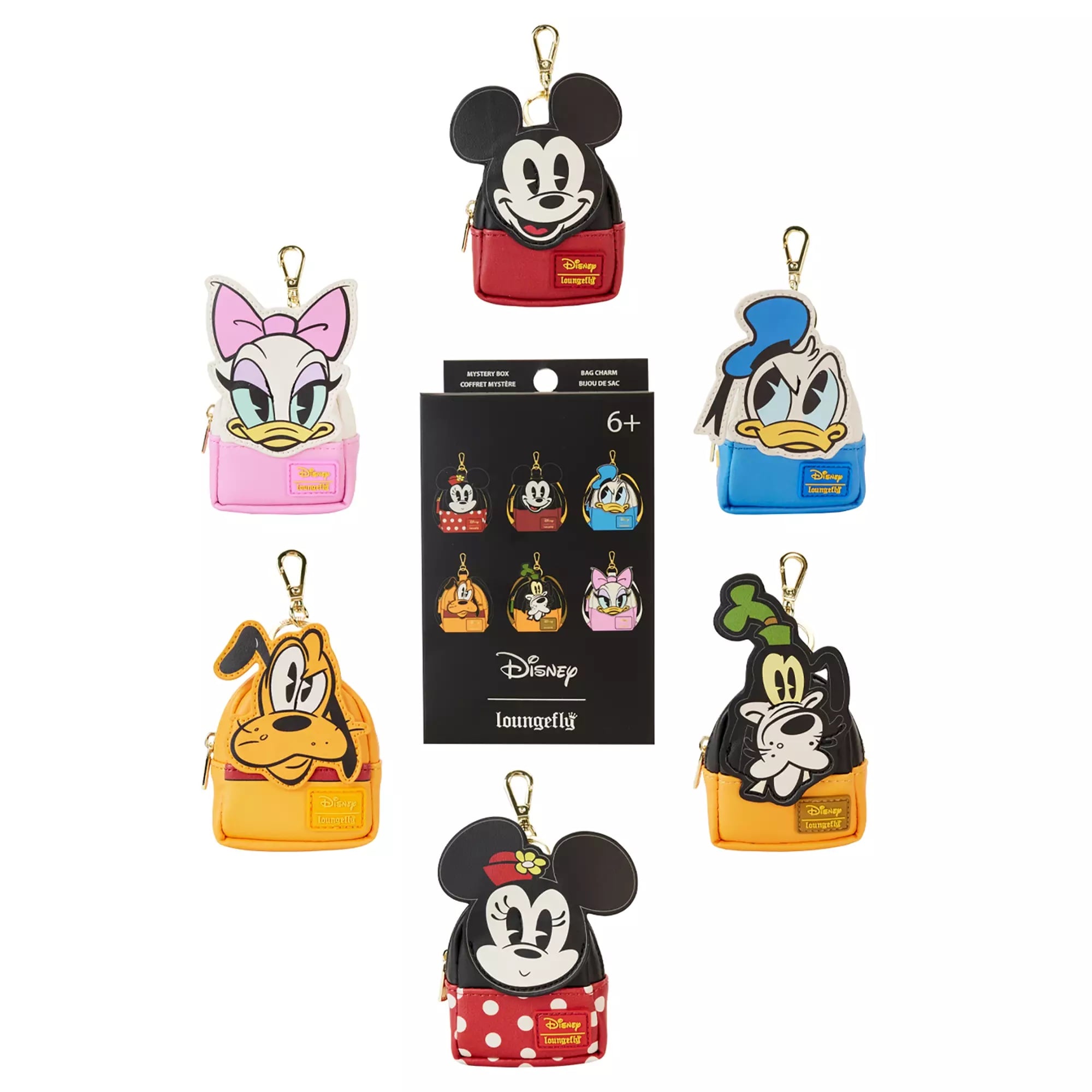 DISNEY - Minnie - Mini Backpack Bag Charm Loungefly Mystery Box