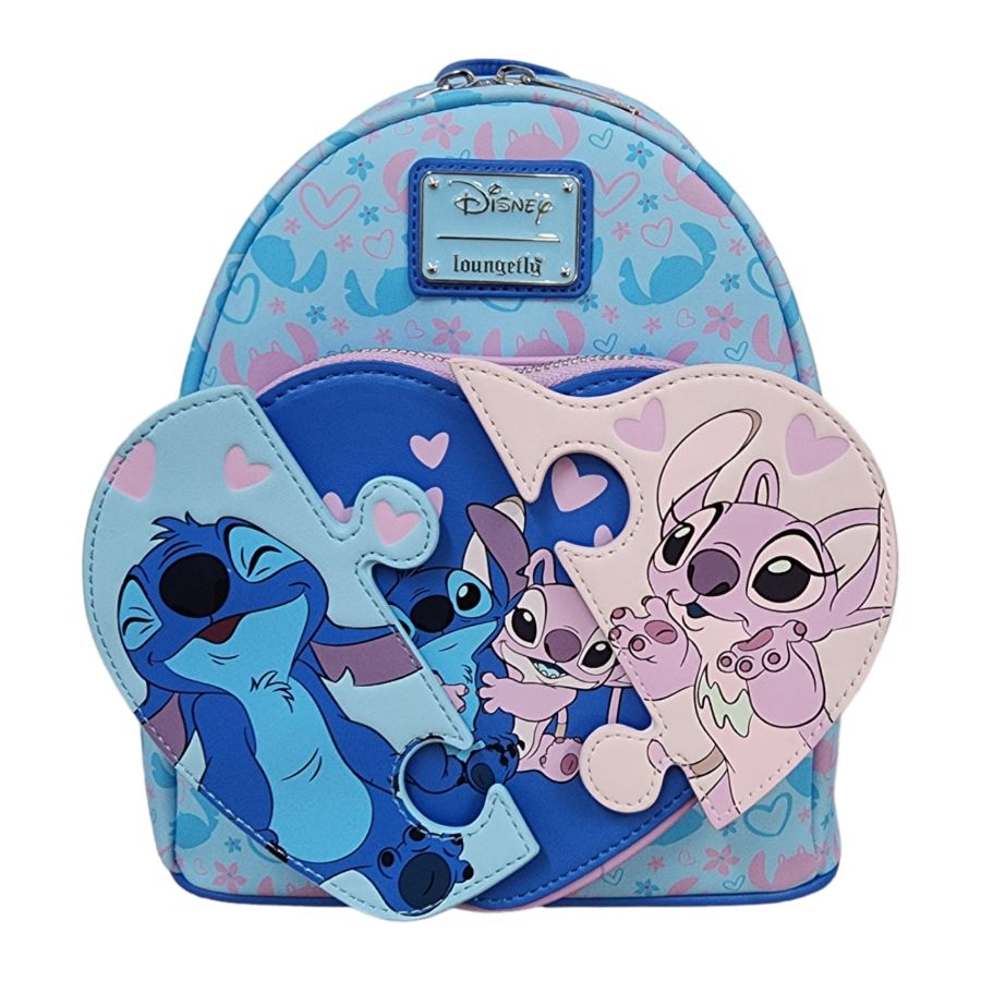 DISNEY - Stitch & Angel - Mini Backpack LoungeFly "Exclusive Edition"