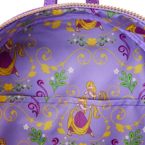 DISNEY PRINCESS - Rapunzel - Lenticular Mini Backpack LoungeFly