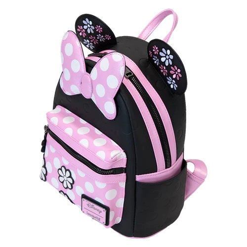 DISNEY - Minnie "Floral Rock the Dots" - Mini Backpack LoungeFly