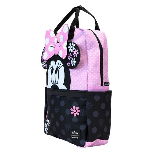 DISNEY - Minnie "Floral Rock the Dots" - Nylon Backpack LoungeFly