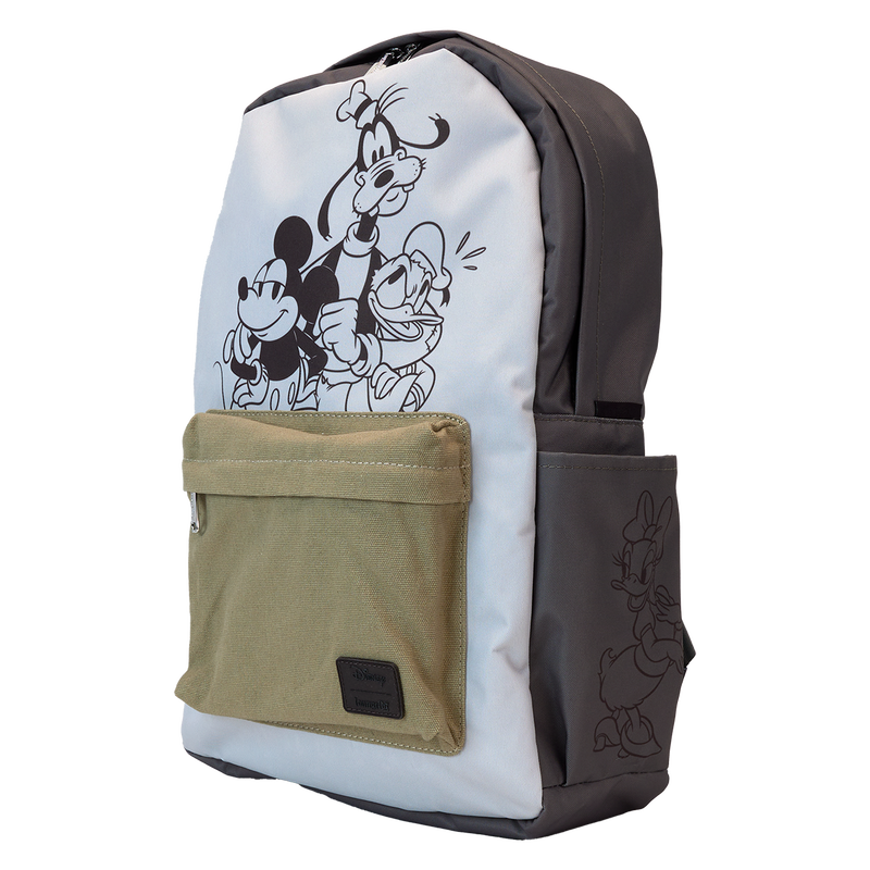 DISNEY - Mickey and friends - Nylon Canvas Backpack LoungeFly