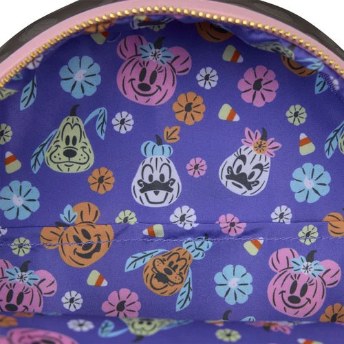 DISNEY - Minnie Mouse "Pumpkin" - Mini Backpack LoungeFly
