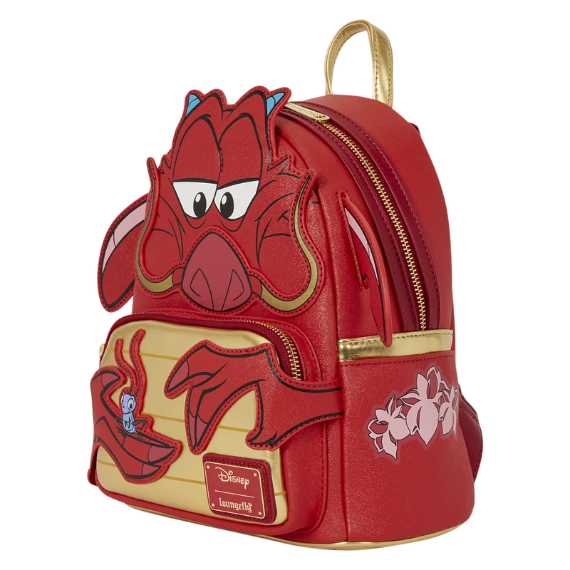 MULAN - Mushu "Glitter" - Mini Backpack Loungefly