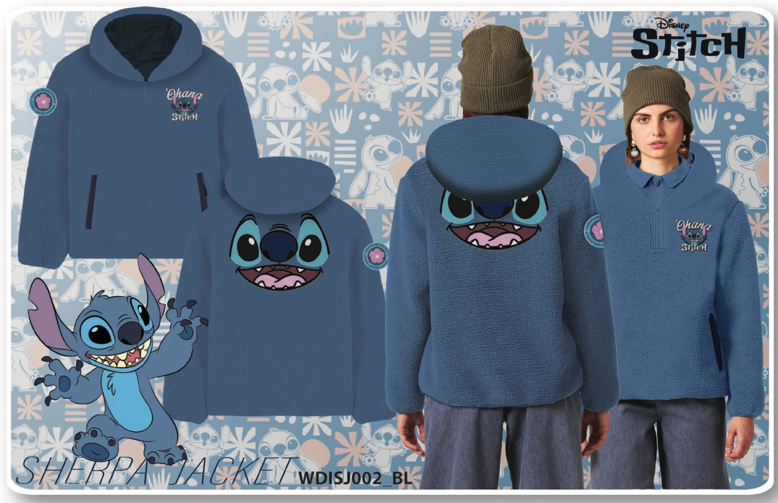 DISNEY - Stitch - Sherpa Jacket (XL)