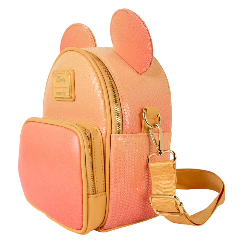 DISNEY - Mickey Mouse "Glitter" - Convertible Crossbody bag Loungefly