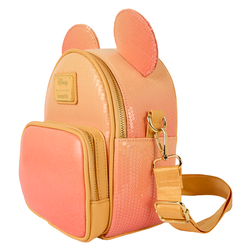 DISNEY - Mickey Mouse "Glitter" - Convertible Crossbody bag Loungefly